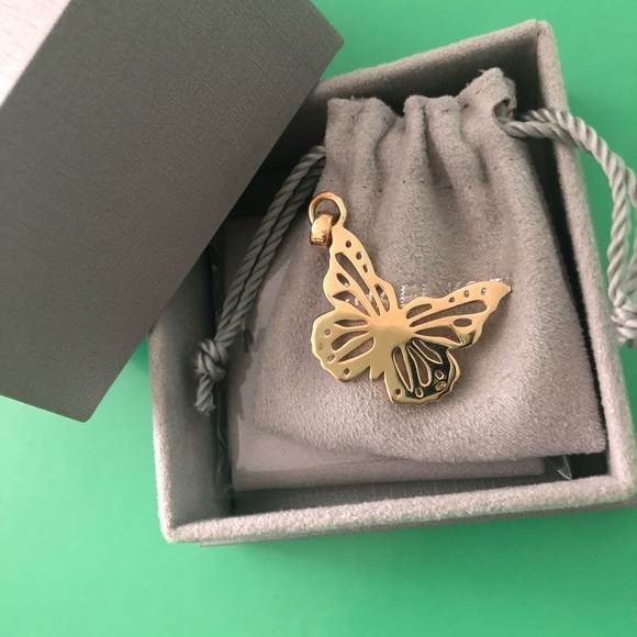 New - Michael Kors Butterfly Pendant - Picture 1 of 4